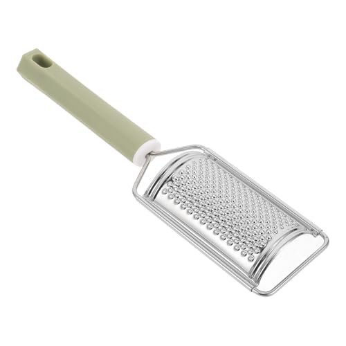 Rallador de acero inoxidable con mango de PP verde miniatura 1