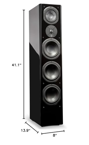 Image of SVS Prime Pinnacle Floorstanding Speakers - Pair (Piano Gloss)