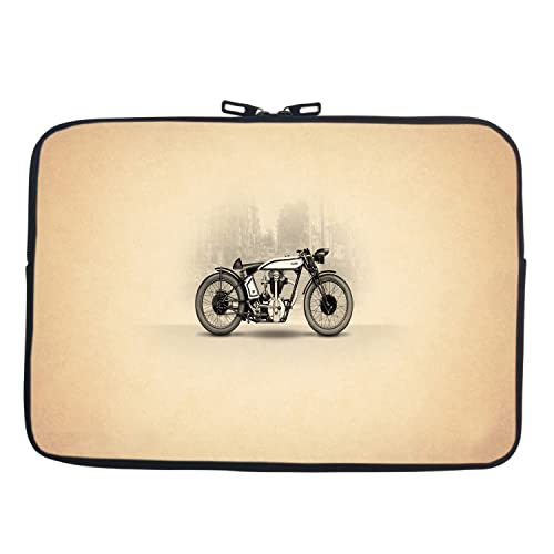 Image of Theskinmantra Just Want to Ride Chain top Laptop Sleeve for Screen Size 13 /13.3 inches Any Brand Laptop /MacBook 13 inch.