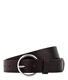 Geschenkbox: ja Liebeskind Damen Essential Belt06 Vacchetta Gürtel, Braun (Dark Brown 8849), 6641 (Herstellergröße: 90)