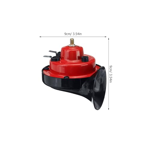 Bocina de vehículo 12V con juego de 1 par de soportes para alertas fuertes 2