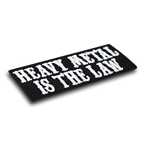 Heavy Metal Is the law Metal Style Gilet Iron on