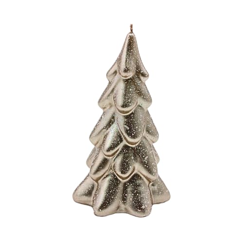 Dekohelden24 Hochwertige Kerze als Tannenbaum, Weihnachtskerze,...
