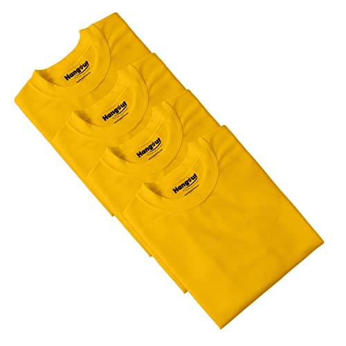 Image of Hangout Hub HH87 Tshirt for Boy's | Regular Fit | Super Combed Cotton Kids T-Shirt | Solid Plain Tees | Round Neck T Shirt | Half Sleeves |Pack of 2 | 3 | 4 | 5 |6
