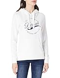 Passform: Normal TOM TAILOR Denim Damen 1026448 Hoodie Sweatshirt, 10332-Off White, XS