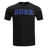Pro Standard Mens Duke University Classic Chenille Short Sleeve Tee Black L