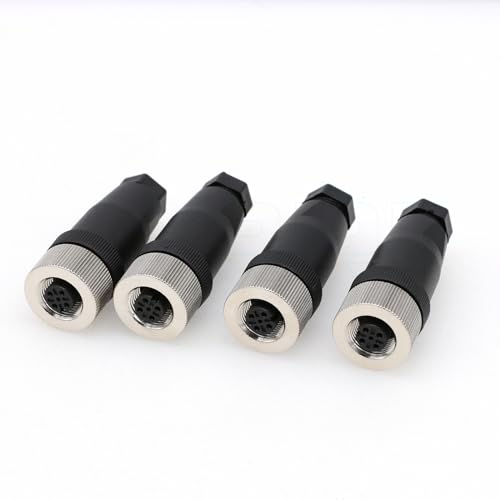 Connecteur M12 A-Code 4 broches femelle étanche IP67 pour réparer vos câbles de capteur