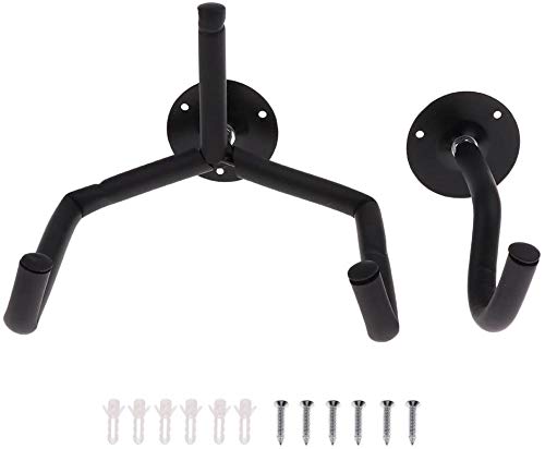 SHANGHh Guitar Hanger Hook Wall Mount Display Auto Lock Holder With Mounting Screws fit for Guitars, Bass, Mandolin, Banjo, Violin, Ukulele Etc