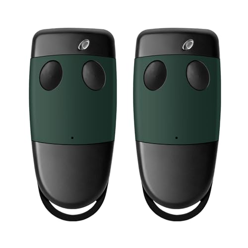 Télécommande replacement pour Cardin s449, 433.92 MHz 2 Canaux, Compatible avec Cardin S449 QZ1, S449 QZ2 (Code TXQ449100 et Remplace le TXQ449200) (Pack de 1) (2, 2...