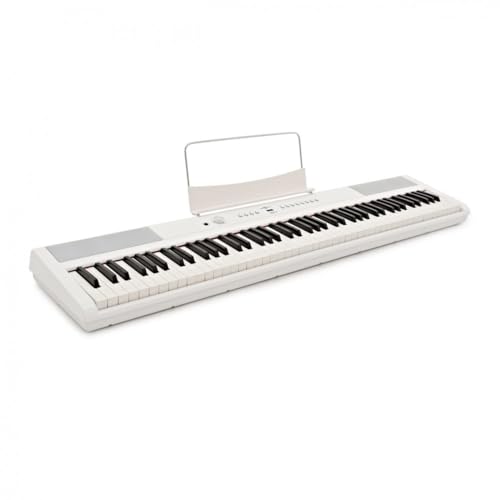 SDP-2 Piano de scène numérique à 88 touches avec mécanique lestée, blanc - Les Beatles, Paul McCartney, John Lennon, RIngo Starr, George Harrison SDP-2 Piano de scène numérique à 88 touches avec mécanique lestée, blanc