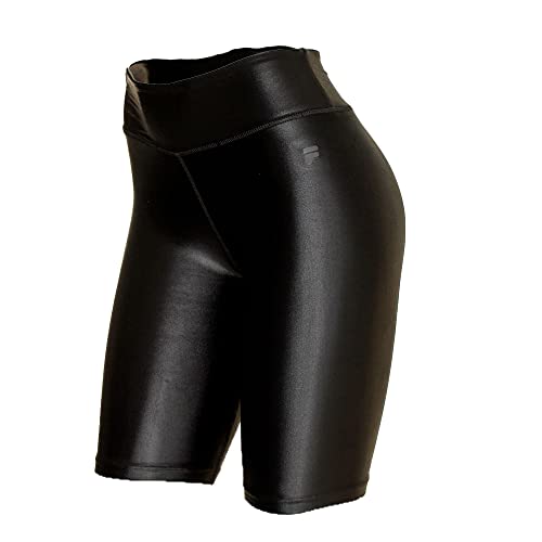 Bermuda Flat Life Long, FILA, Feminino, Preto Shine/Preto, G