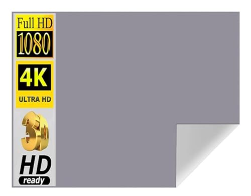 Pantalla de proyector antiluz 3D HD de 133 pulgadas para imágenes de alto contraste