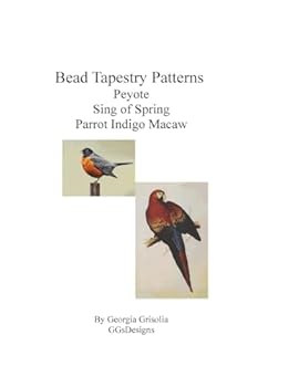 Paperback Bead Tapestry Patterns Peyote Sing Of Spring Parrot Indigo Macaw Book