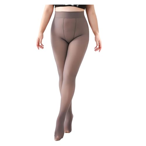 Collants taille haute grande taille effet transparent 320g
