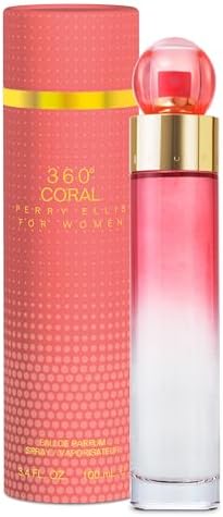 Perry Ellis 360 Coral for Women Eau De Parfum, 3.4 Ounce