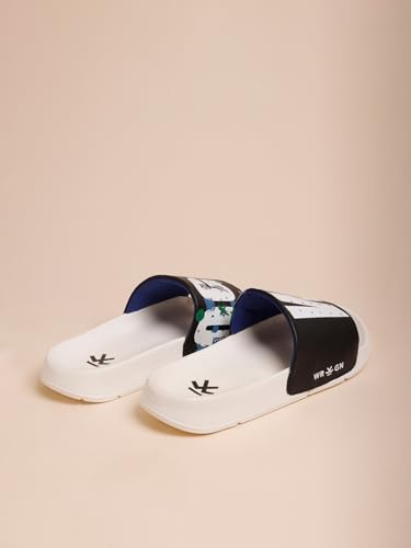 Image of WROGN Men's Anti-slip Sliders | Lightweight EVA Sole | Foam Padded Comfort