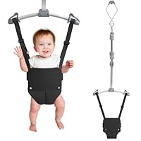Baby-Tür-Jumper 6-18Monate (mit Türclip), elastischer Schwung Baby mit starker Feder und verstellbarer Riemen, tragbarer Türschwung für Kleinkinder mit Sicherheitsverriegelungsgur