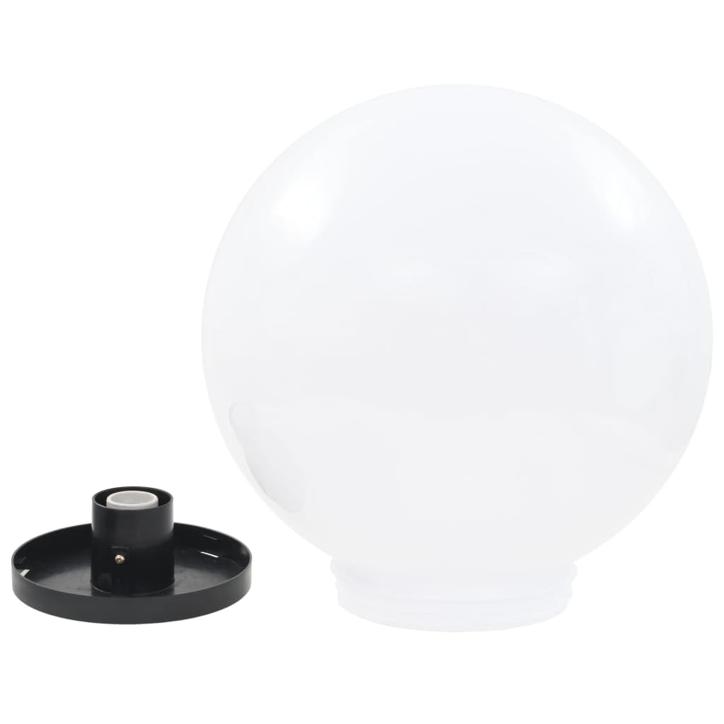 vidaXL 2X Lámpara Jardín Luz LED Esférica Bola 40 cm Iluminación Patio Terraza