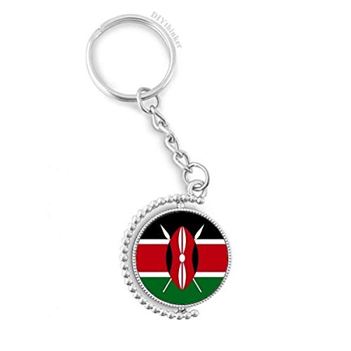 Llavero de Kenia giratorio para evitar pérdidas y encontrar llaves rápido