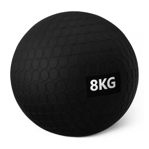 Amazon Basics - Balones medicinales para Ejercicio, 8 kg, Negro