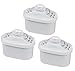 Juego de 3 cartuchos de filtro de agua para Brita Maxtra, también compatible con Jarra Brita Mavea 1001122, 1001125, Bosch Tassimo, Laica Bi-Flux, Aquaphor Maxfor, Dafi