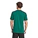 adidas Men's Essentials 3-Stripes Sportswear T-Shirt, Collegiate Green/Black, Large