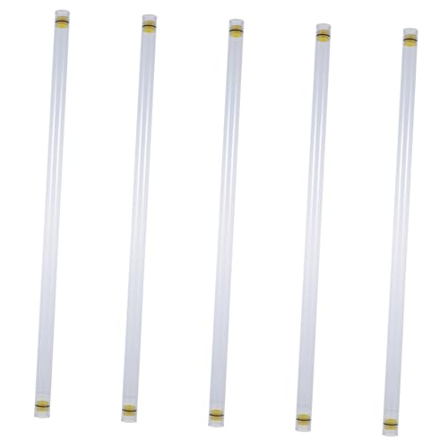 Balacoo Fishing Float Tube 19mm Diameter Transparent Container 5pcs Fishing Equipment