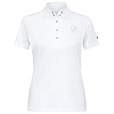 turniershirt selber nähen Elegantes Turniershirt mit modischem gesticktem Logo aus Silberlurexfäden auf der linken Brustseite.