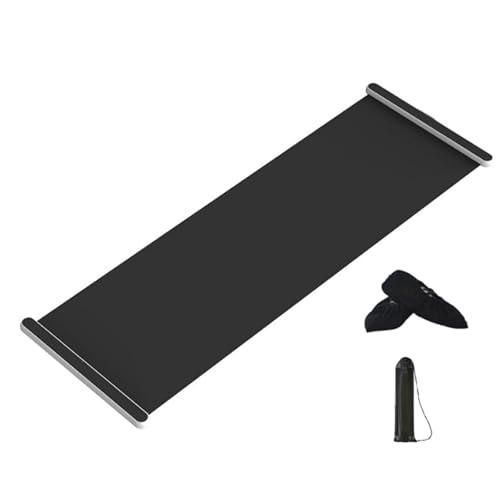 mioosho Slide Board Sports Sliding Mat Pilates Fitness Sliding Mat for Workout Indoor Skating Training Equipment