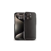 Amazon.co.jp: [n max n]【iPhone 16 Pro レザーケース (ブラック)】本