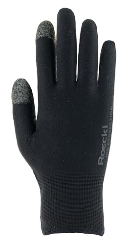Roeckl Sports Reithandschuh NAROMI, Outdoor/Dog Winter Handschuh, Schwarz S