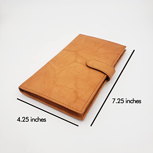 Image of AG Wallets Genuine Leather Mens Long ID 19 Credit Card Security Wallet (RFID TanSnapClose)