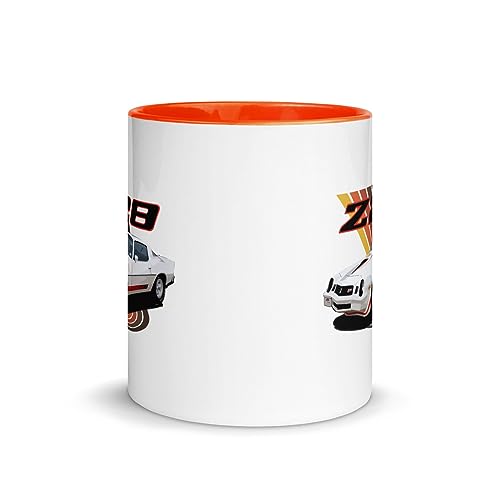 Mug Retro 1979 White Camaro Z28 Aesthetic Muscle Car miniatura 3