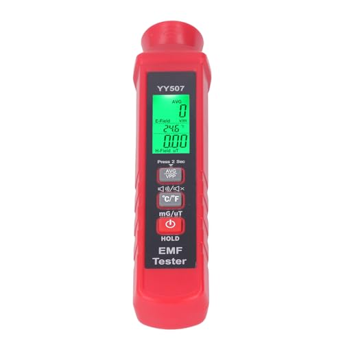 Medidor EMF 3 en 1 con pantalla LCD retroiluminada miniatura 3