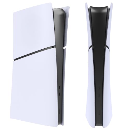 TPPT ps5 Pro �J�o�[ �����t�F�C�X�v���[�g���T�C�h�J�o�[ �f�B�X�N�őΉ��b��p�݌v���f������b�ϏՌ��E���h�~�bABS�f�ށE�ȒP��t�A�{�̃P�[�X��ی삵�Ă������� (�z���C�g+�f�W�^����)
