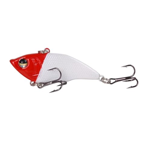 Sinking Lure 15g 5.5cm Hard Bait Three Hook Freshwater Sea Fishing Tool Vib(A)