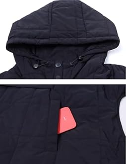 AMEBELLE Women's Oversized Hooded Puffer Jacket Quilted Jackets for Women Lightweight Winter Warm Padded Hoodies Coat