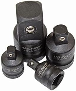 US PRO Tools Impact Socket Adaptor Set 1/4" 3/8" 1/2" 3/4" Drive Step up/Down Reducer 3505