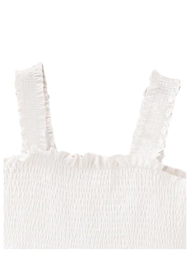 Girl's Shirred Frill Flared Tank Top Sleeveless Slim Fit Summer Crop Tops4