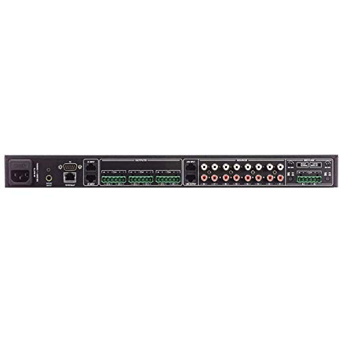 dbx ZonePRO 1260 12x6 Digital Zone Processor, 12 inputs and 6 outputs and Ethernet Control, Signal Processing and Control for Commercial Audio applications. Advanced Feedback Suppression. Black