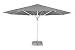 Produktbild PROFILINE TELESTAR Gastro-Schirm 500 cm 65mm Rohr UV 80 Teleskopmechanismus Doppler, Farbe:grau