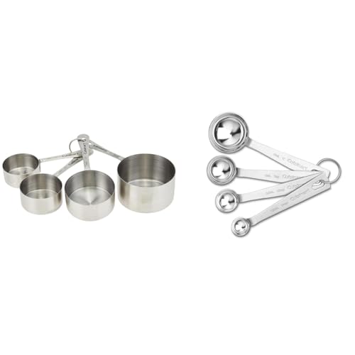 Cuisinart Stainless Steel Measuring Cups Set of 4 and Measuring S...