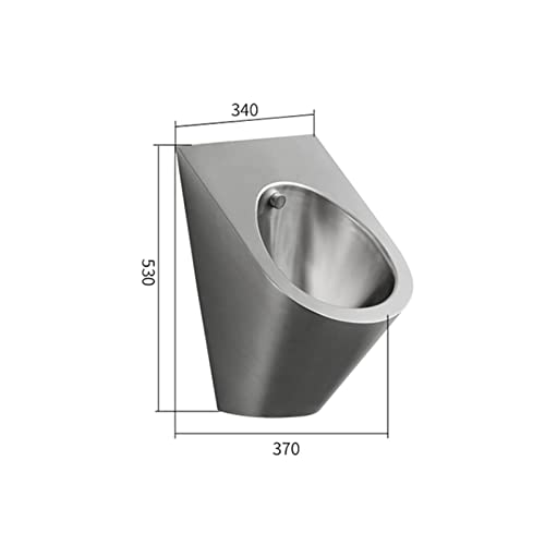 Urinarios de acero inoxidable con descarga vertical para baños públicos 3