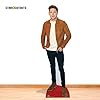STAR CUTOUTS CS718 Niall Horan Suede Jacket Lifesize Cardboard Cutout 184cm – One Direction Fan Display, Party Decoration & Gift #1