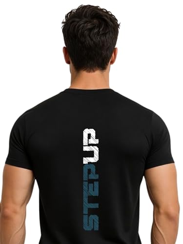 Image of 3Colors Men's Active Polyester T-Shirt | Quick Dry Gym Workout Tee | Stretch Sports Round Neck Running T-Shirt-STEPUP LINE