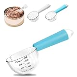 Mutclord Dog food measuring scoop 1cup,cat food scoop, Pet food scoop,cat spoons for wet food.Accurate measurement,Also can be used for rice, flour, soybean and other kinds of grain., B1PC