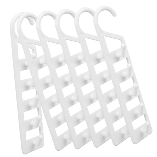 Garneck Space Saver Hangers Pack Multi-Function Plastic Hanger Set for Closet Jeans Pants Shirts Space Saving Pant