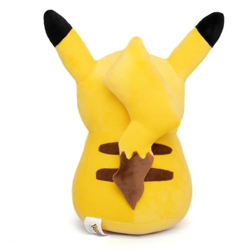 Image of Mirada Pokemon Pikachu Soft Plush Toy - 22cm | Official Licensed Stuffed for Kids, Boys & Girls | Super Soft Cuddly Character Toy for Fans | Ideal for Birthday Gifts /Christmas /Diwali