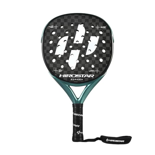 Hirostar Aurora 2025 | Racchetta Padel Professionale, Forma a Goccia,