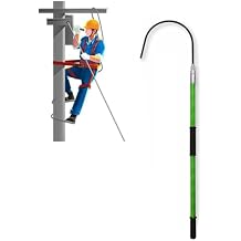 Electrical Safety Rescue Hook, Lightweight High Voltage Insulated Rescue Hook, Insulated Body Rescue Hook for Power Station/Factory/Auto Maintenance,Load 100kg/220lbsSize1m/3.3ft